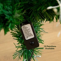 5ft. Fiber Optic Warm White LED Lights Pine Artificial Christmas Tree