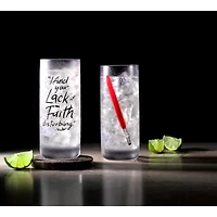 JoyJolt® Star Wars™ 14.2oz. New Hope Darth Vader Red Lightsaber Tall Drinking Glass, 2ct.