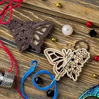 Wonderland Crafts Butterfly Magnetic Double Sided Needle Holder