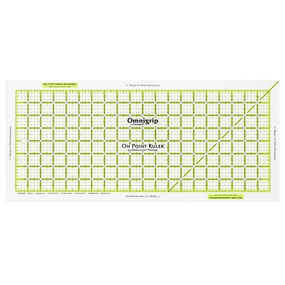 Omnigrip® by Omnigrid® On Point Quilters Ruler