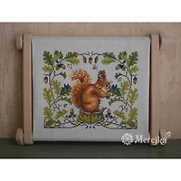 Merejka Squirrel Counted Cross Stitch Kit