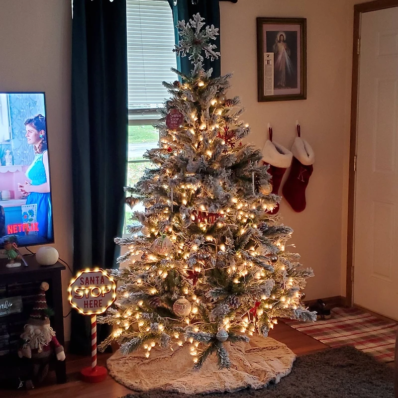 6ft. Unlit Angel Pine Artificial Christmas Tree