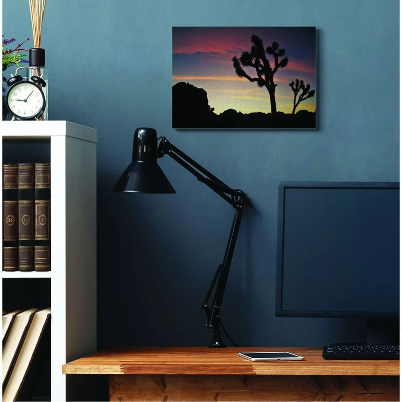 Stupell Industries Desert Tree Sunset Silhouette Photograph Canvas Wall Art