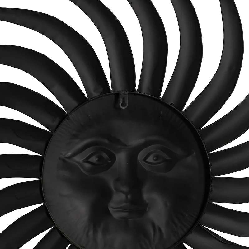 Brown Sun Metal Rustic Wall Decor