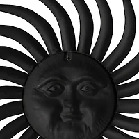 Brown Sun Metal Rustic Wall Decor