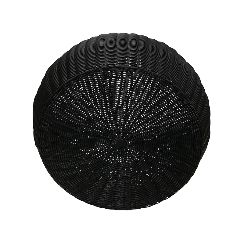 Household Essentials 9" Woven Storage Ottoman