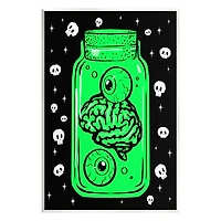 Stupell Industries Spooky Specimen Jar Wall Plaque Art