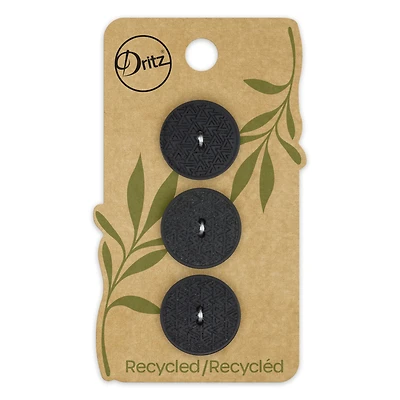 Dritz® 20mm Recycled Hemp Geometric Round Button