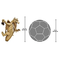 Design Toscano Tan Dread the Dangling Dragon Wall Sculpture