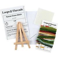 3" x 3" Tuscan Counted Cross Stitch Kit by Loops & Threads®