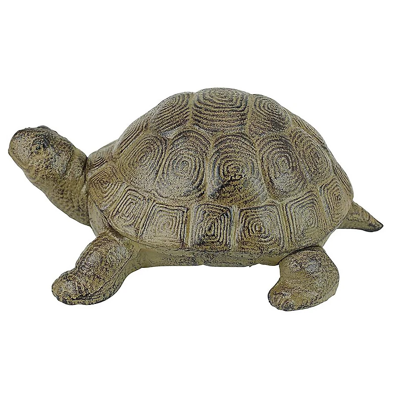 Design Toscano 5" Aesop's Turtle Cast Iron Statue