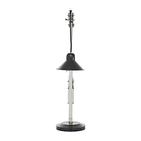 34" Black Metal Industrial Table Lamp