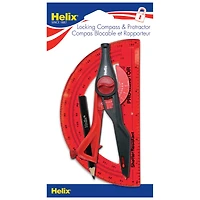Helix® Protractor & Locking Compass Set