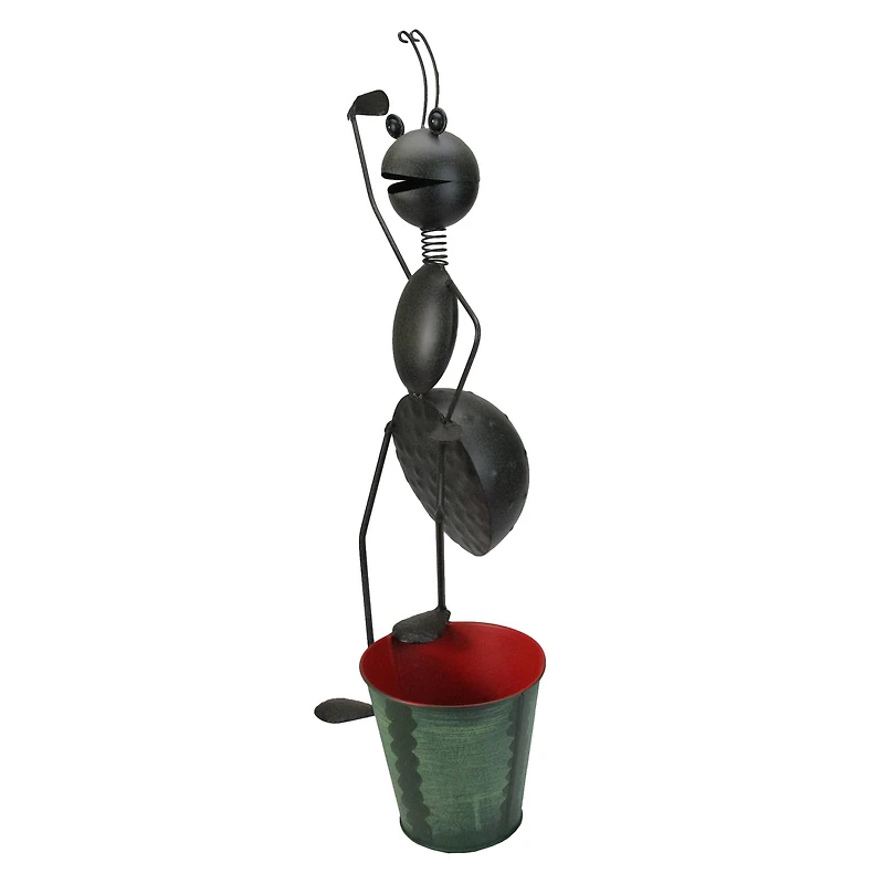 26" Brown Standing Garden Ant Spring Outdoor Planter