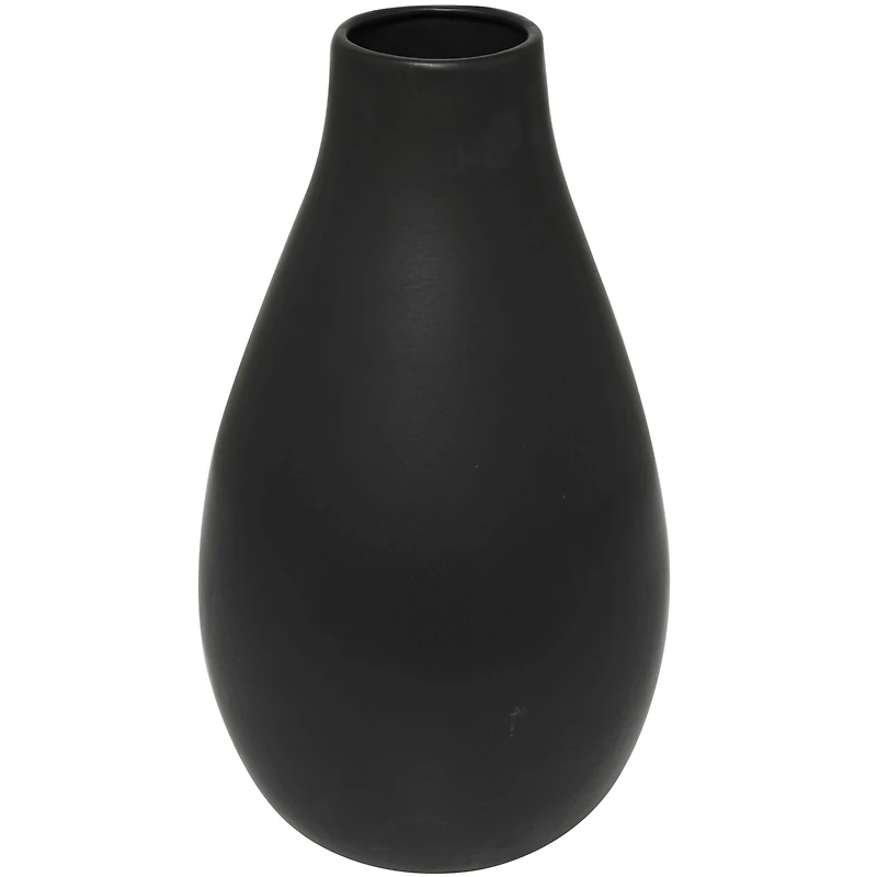 20" Modern Teardrop Ceramic Vase