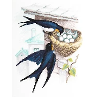 Charivna Mit Swallow Nest Counted Cross Stitch Kit