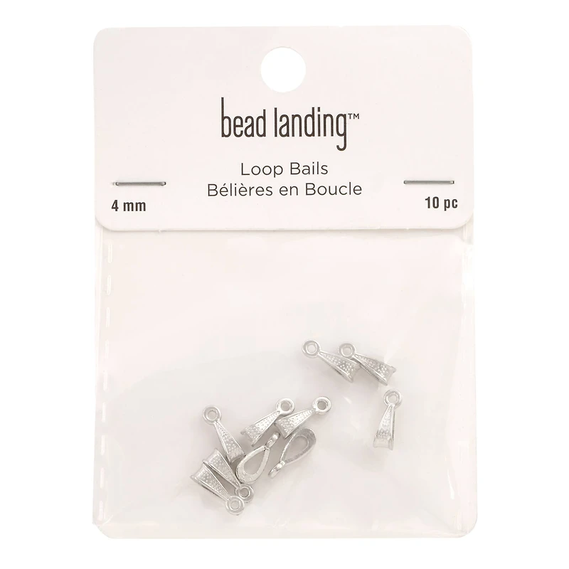 4mm Loop Bails Findings