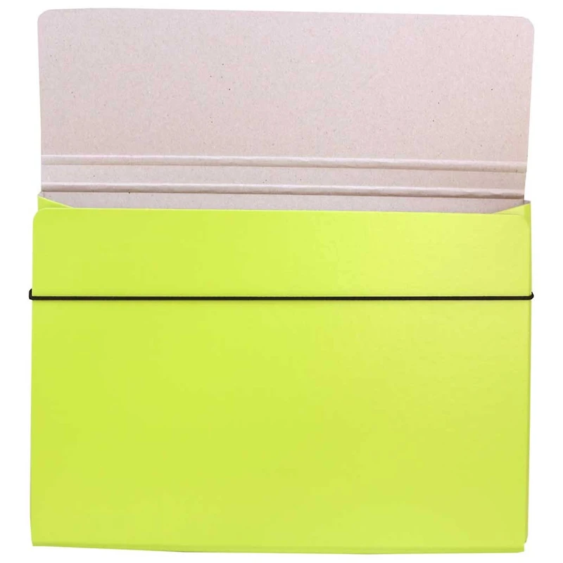 JAM Paper Strong Thin Portfolio Carrying Case with Elastic Band Closure