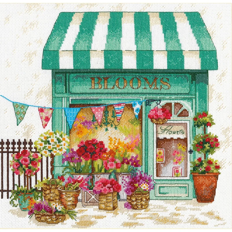 Dimensions® Blooms Flower Shop Counted Cross Stitch Kit