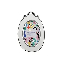 Flora Bunda 4" x 6" Oval with SideLine Ceramic Frame
