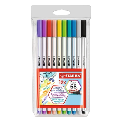 Stabilo® Pen 68 Color Brush Marker Set