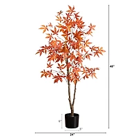 4ft. Autumn Japanese Maple Artificial Fall Tree