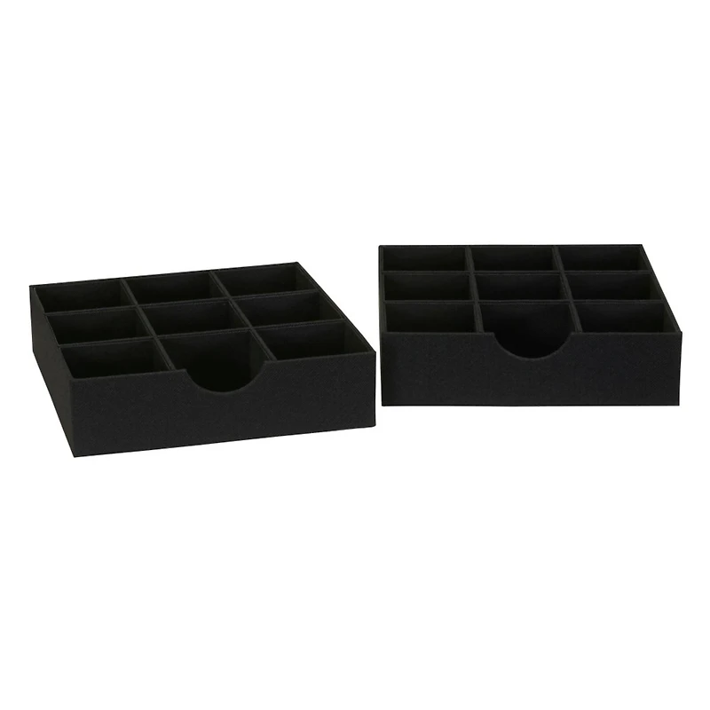 Household Essentials 9-Compartment Drawer Organizers
