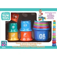 Nothing But Fun Toys Tower of Fun Stacking Cups