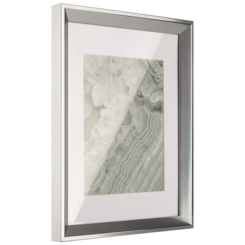 Silver Outer Slope Frame with Mat, Gallery by Studio Décor®