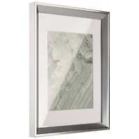 Silver Outer Slope Frame with Mat, Gallery by Studio Décor®