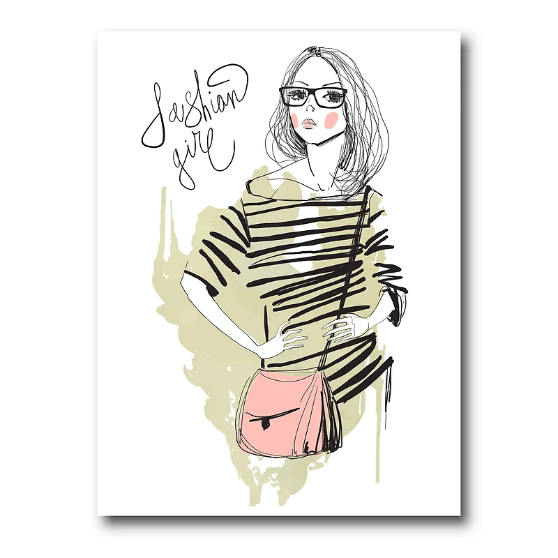 Designart - Trendy Fashion Girl