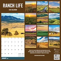 TF Publishing 2024 Ranch Life Wall Calendar