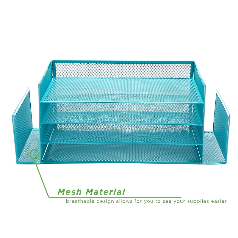 Mind Reader 6-Compartment Desk Organizer