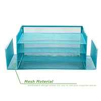 Mind Reader 6-Compartment Desk Organizer