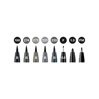 Faber-Castell® PITT® Artist Pen Soft Brush Set, 8 Piece