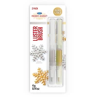 Satin Ice® Merry & Sweet Silver & Gold Luster Brush Set