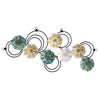 2.5ft. x 1.5ft. Scallop Design Metal Wall Art Decor