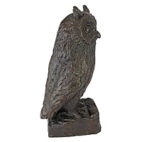 Design Toscano 14" The Wise Owl Bronze Garden Statue