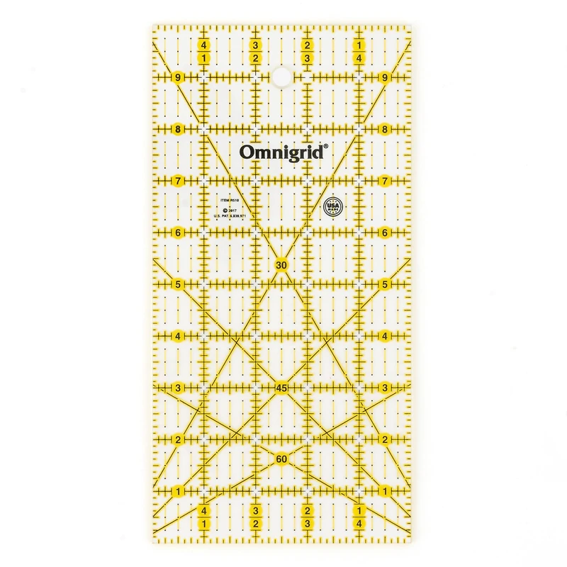Omnigrid® 5" x 10" Rectangle Quilting & Sewing Ruler