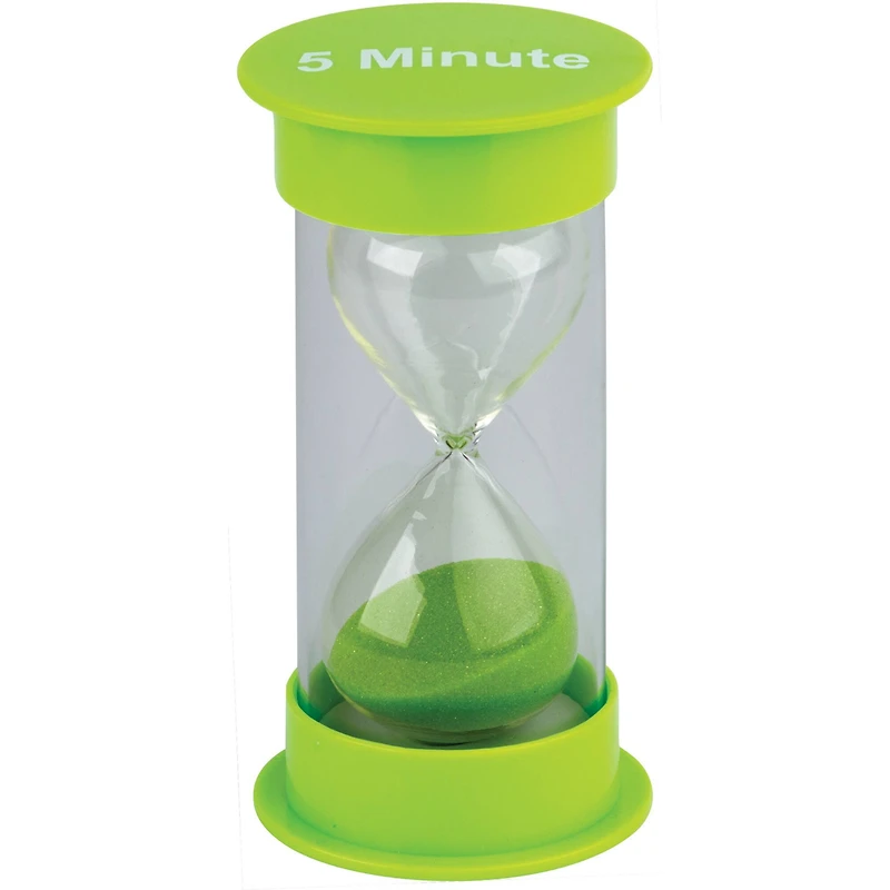 Teacher Created Resources® 5 Minute Sand Timer, Medium, Pack of 3