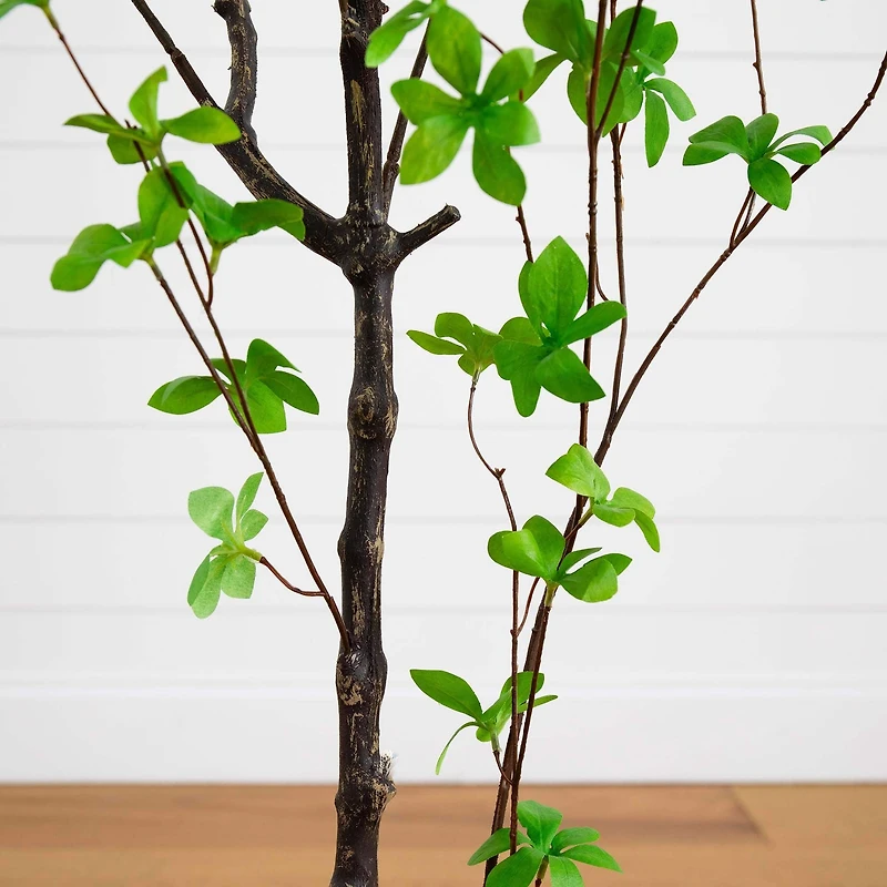 5ft. Potted Artificial Minimalist Enkianthus Tree