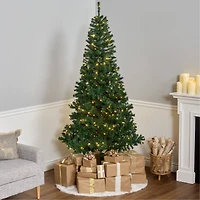 7.5ft. Pre-Lit Linden Spruce Artificial Christmas Tree