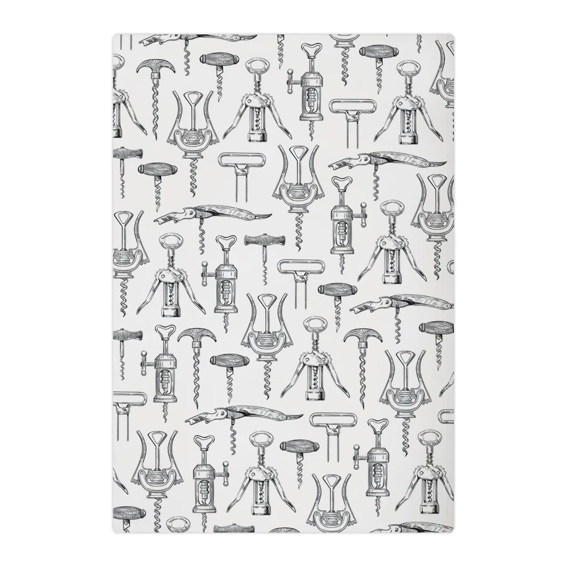 MUkitchen Corkscrews Designer Print Towel