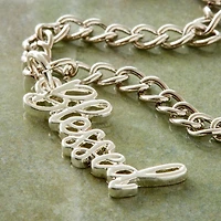 Charmalong™ Silver Plated Blessed Charm by Bead Landing™