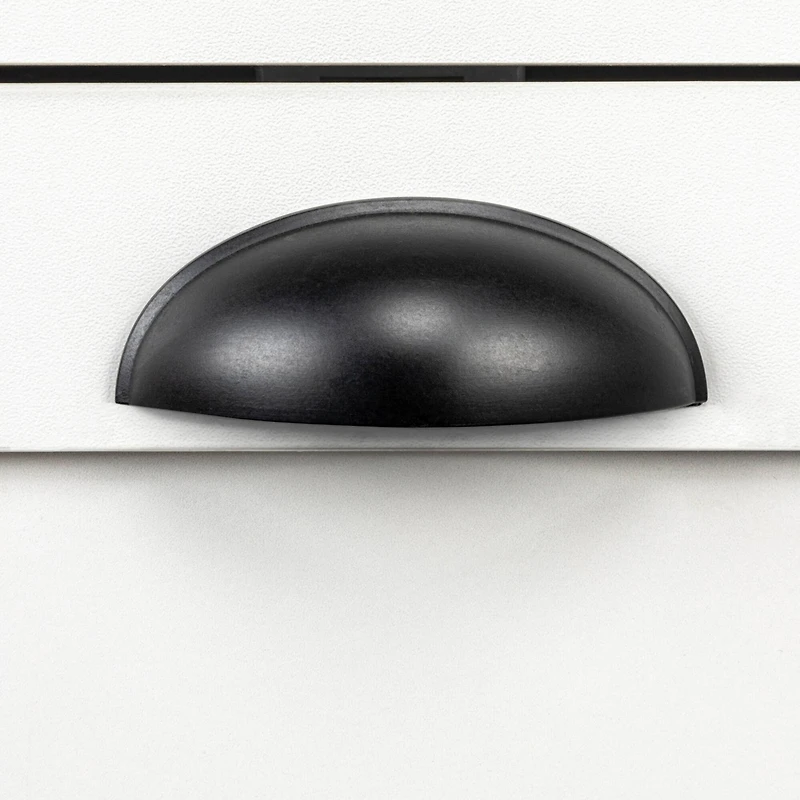 Household Essentials 30" Scandi White Finish Laundry Sorter Cabinet