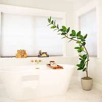 7ft. Artificial Curved Trunk Audrey Ficus Tree