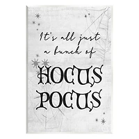 Stupell Industries Just A Bunch Of Hocus Pocus Phrase Wall Plaque Art