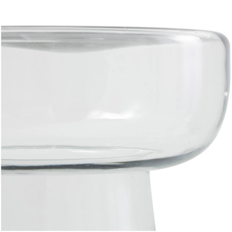 20" Glass Modern Side End Accent Table