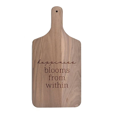 17" Happiness from Sage Walnut Paddle Cutting Board