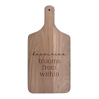 17" Happiness from Sage Walnut Paddle Cutting Board